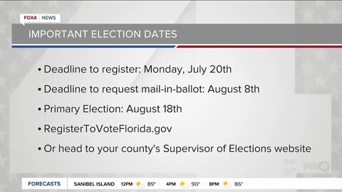 Important election dates