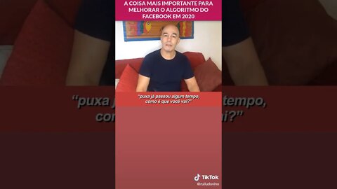 Melhorar O Algoritmo Do Facebook #Shorts