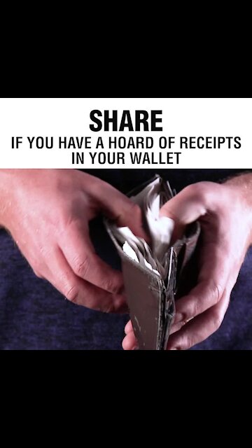 Receipts in Wallet [GMG Originals]