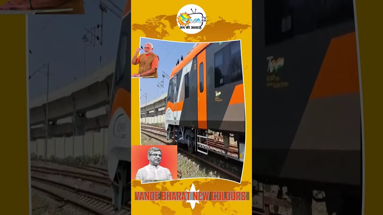 Vande Bharat New Colour #modi #freedom #newindia