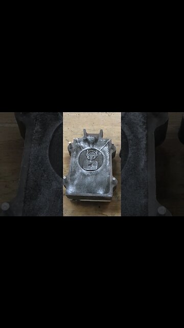 🔥 Sand Casting a Channel Coin with Molten Metal #shorts #sandcasting #metalcasting #youtube