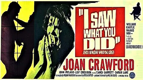 I SAW WHAT YOU DID 1965 Killer Stalks Teen Girls Assuming They Know All About Him FULL MOVIE in HD & W/S
