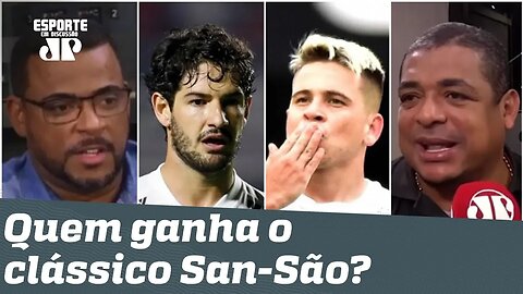 O São Paulo vai vencer o LÍDER Santos no Morumbi? Veja DEBATE!