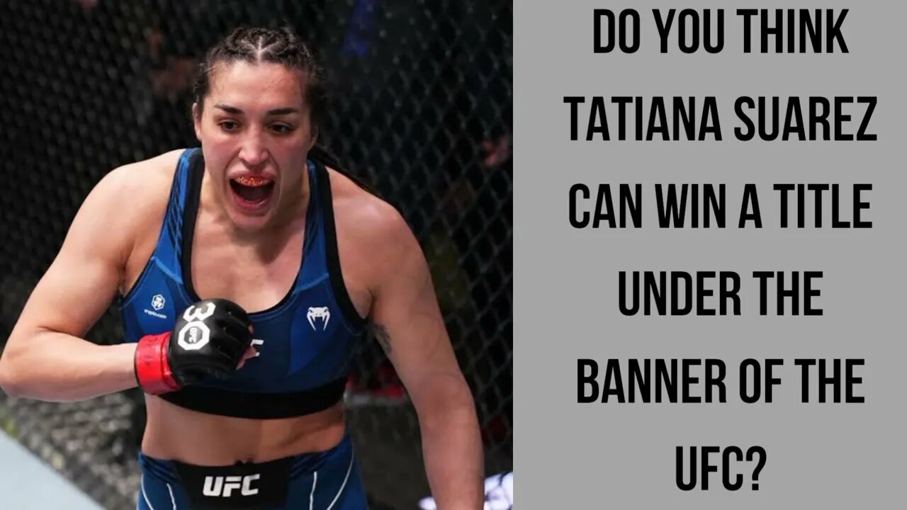 Conor McGregor believes unbeaten Tatiana Suarez can win the UFC Nashville title: