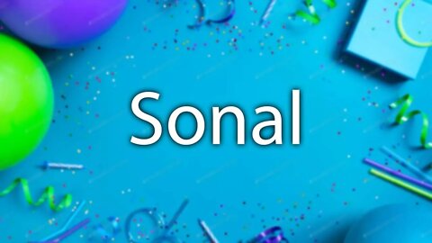 Happy Birthday to Sonal - Birthday Wish From Birthday Bash