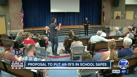 Lyons and Niwot discuss keeping AR-15 rifles inside schools