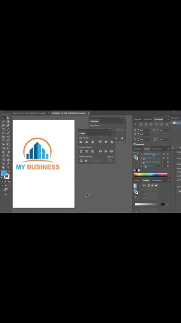 How to make Business Logo Design | Adobe Illustrator | Visit YouTube #graphicdesigner #logodesigner