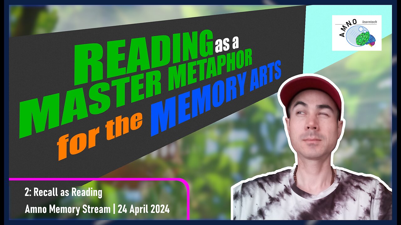 "Recall as Reading" | Amno Memory Stream | 24 Apr 2024 (clip)