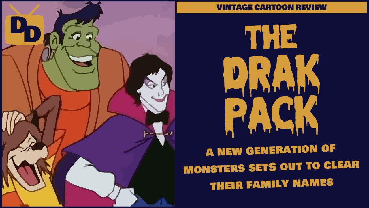 The Drak Pack - Cartoon Review | Just Your Average Crime Fighting Teen Monsters | 1980