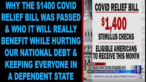 Ep.319 | 1.9 TRILLION COVID RELIEF BILL WAS PASSED TO SAVE LIBERAL STATES NOT AMERICANS