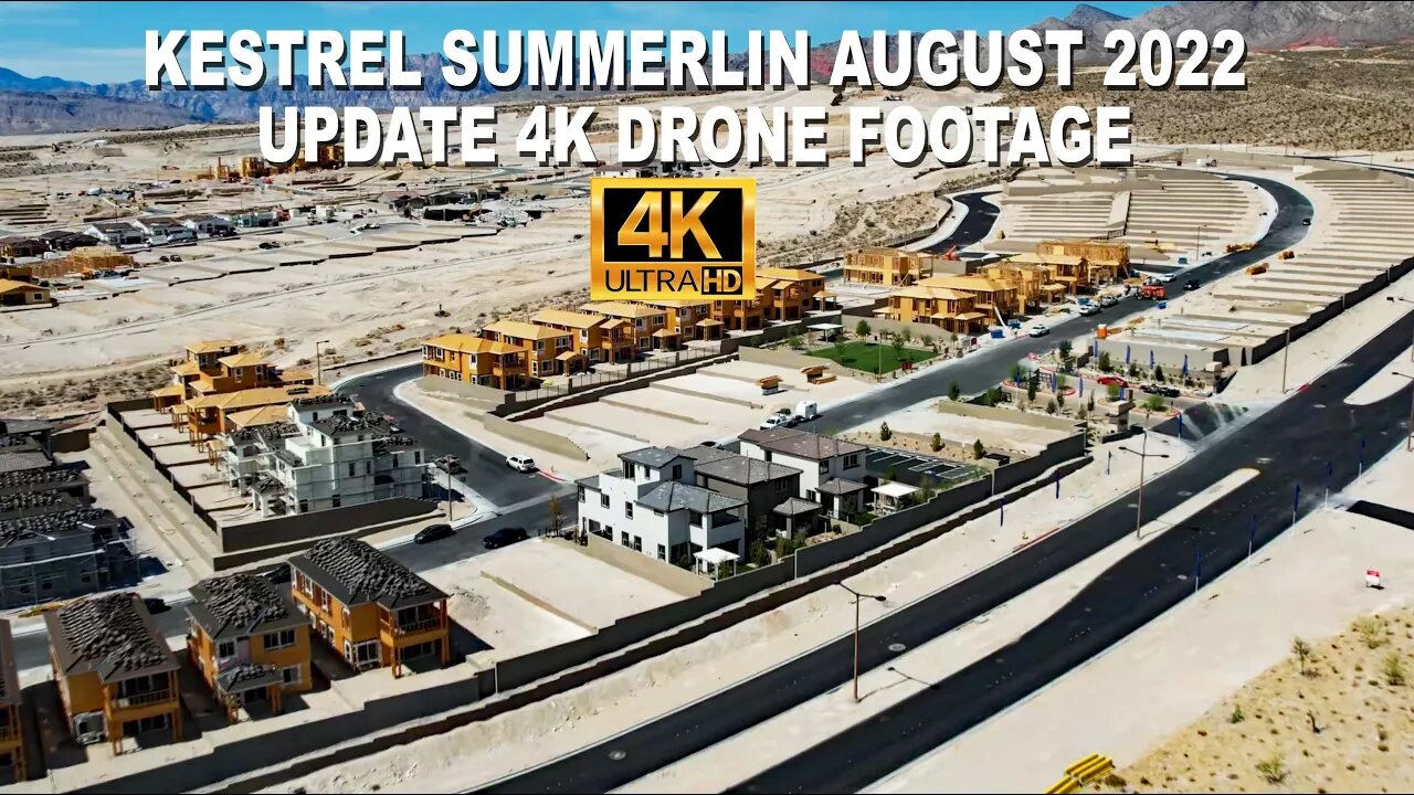 Kestrel Summerlin August 2022 Update 4K Drone Footage