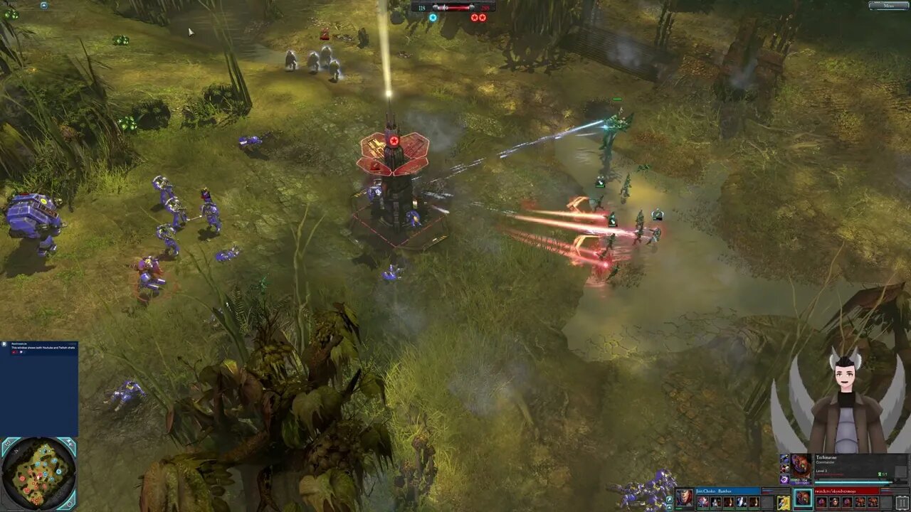 Just Choko Bambus (Warp Spider) vs Skysilvermojo (Techmarine) || Dawn of War 2: Elite Mod