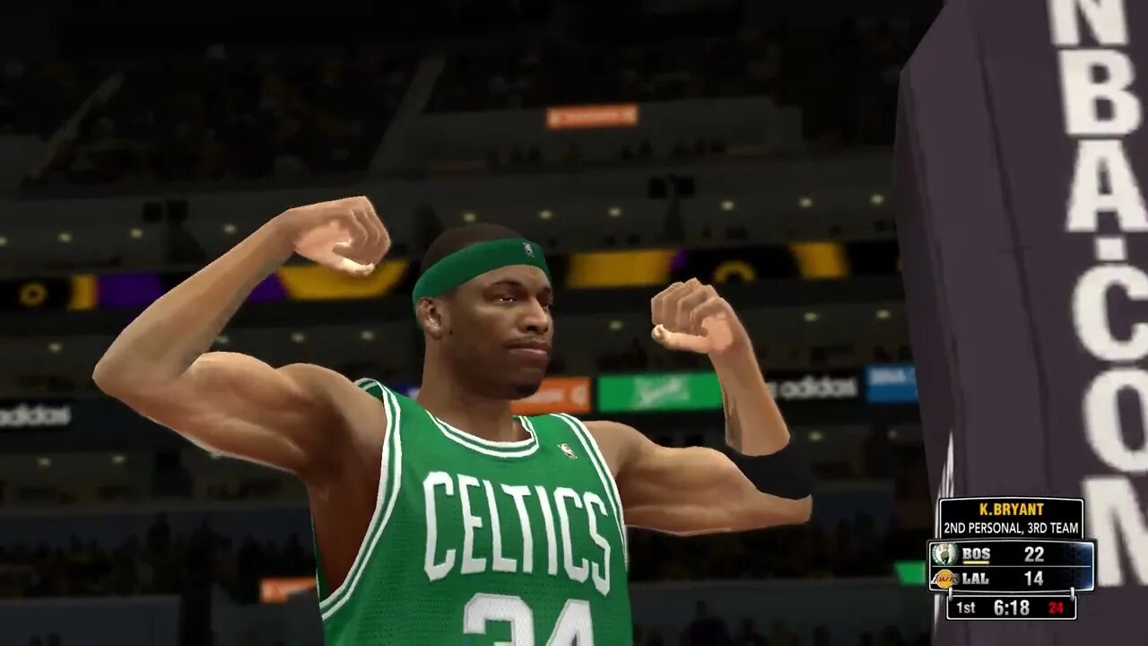 NBA Simulations: The 2004 LA Lakers vs The 2008 Boston Celtics @ Staples Center