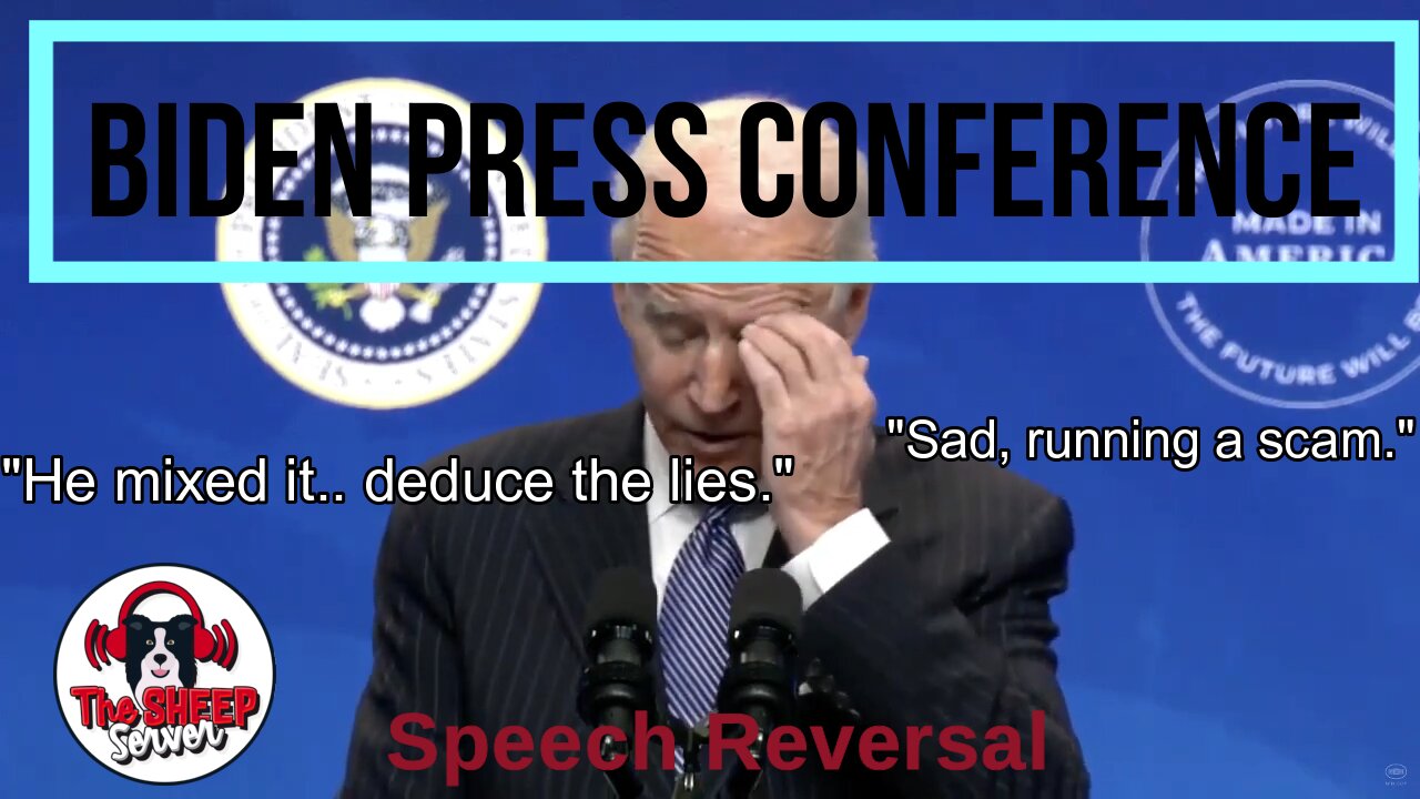 Joe Biden Press Conference 1.25.21 - Speech Reversal