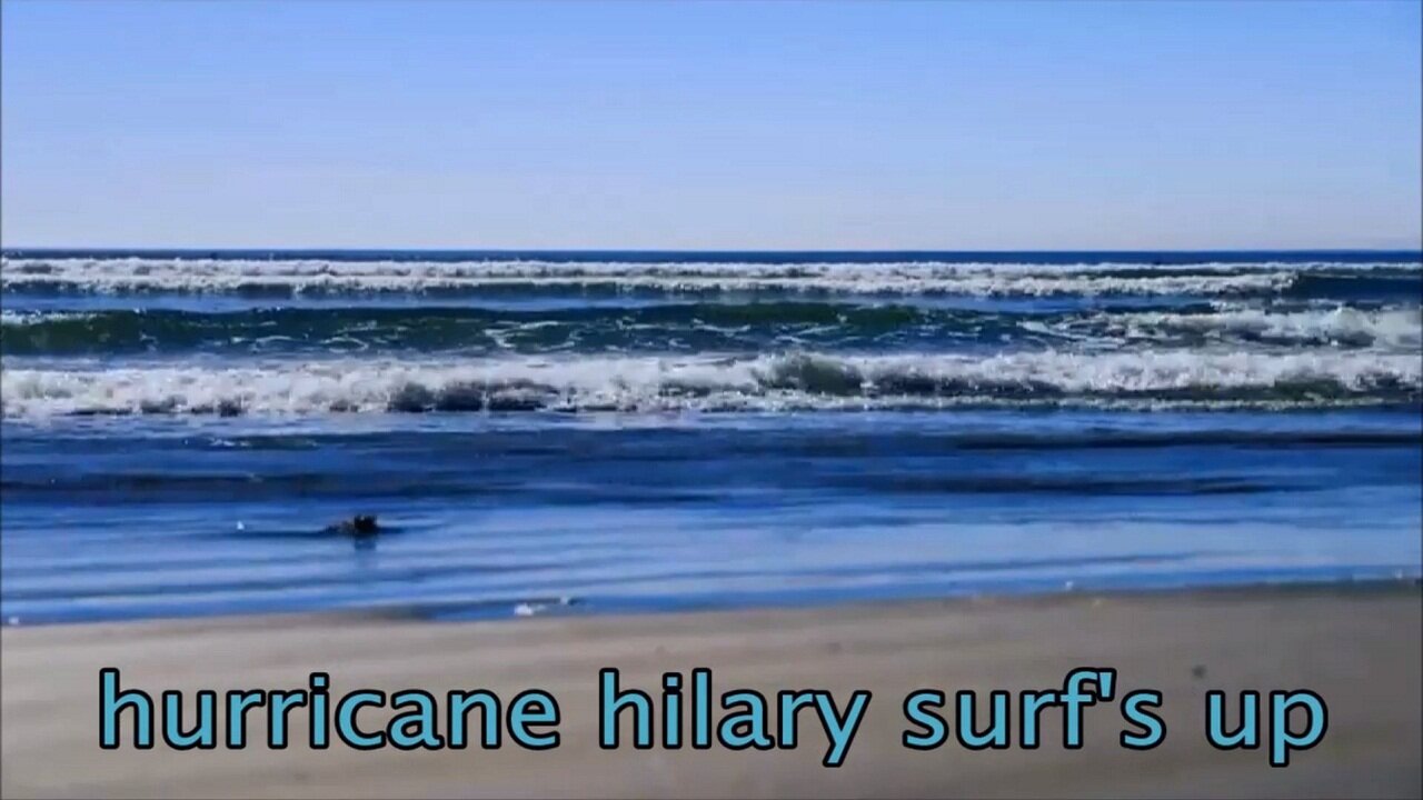 hurricane hilary surf's up
