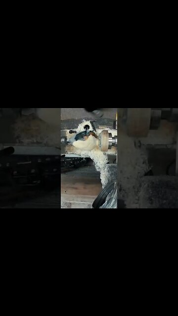 Making a Hybrid Egg #woodturning #hybridegg #spaltedbeech