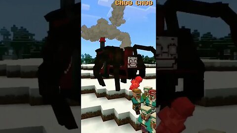 CHOO-CHOO CHARLES no minecraft!!!!!🤯🤯🤯😱😱😱 #viral #shorts #minecraft #fypシ