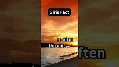 Girls Facts Part 3 in English.