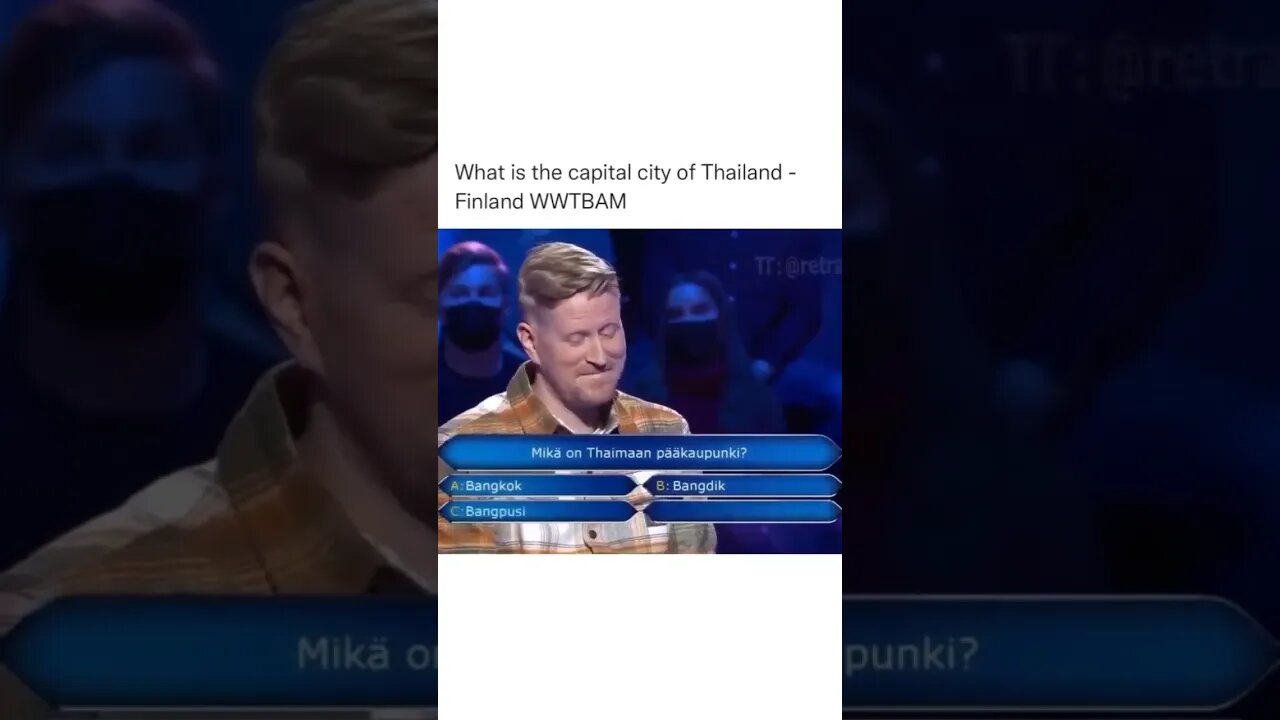 What Is The Capital Of Thailand? (funny Quize) #funny #quiztime #tiktok #viral