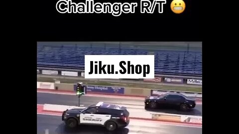 Police caught racing but not on the street. Explorer vs Challenger. Who will win?