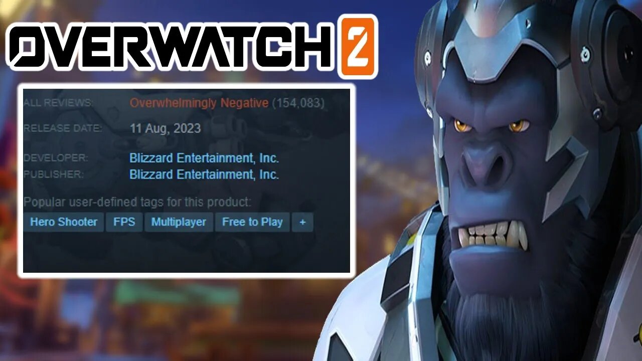 Blizzard Responds To Negative Overwatch 2 Reviews On Steam