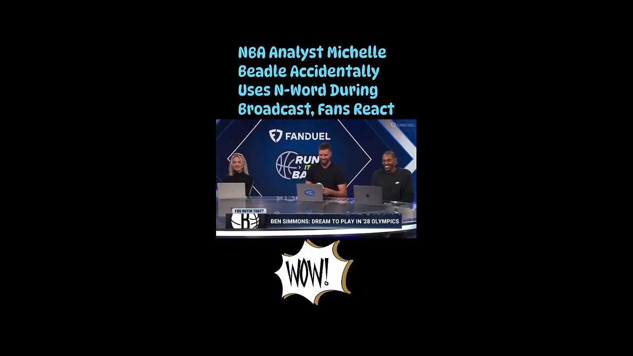 NBA Analyst Michelle Beadle Accidentally Uses N-Word During Broadcast, Fans React