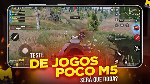 POCO M5 - Teste de JOGOS! COD Mobile, será que roda liso?
