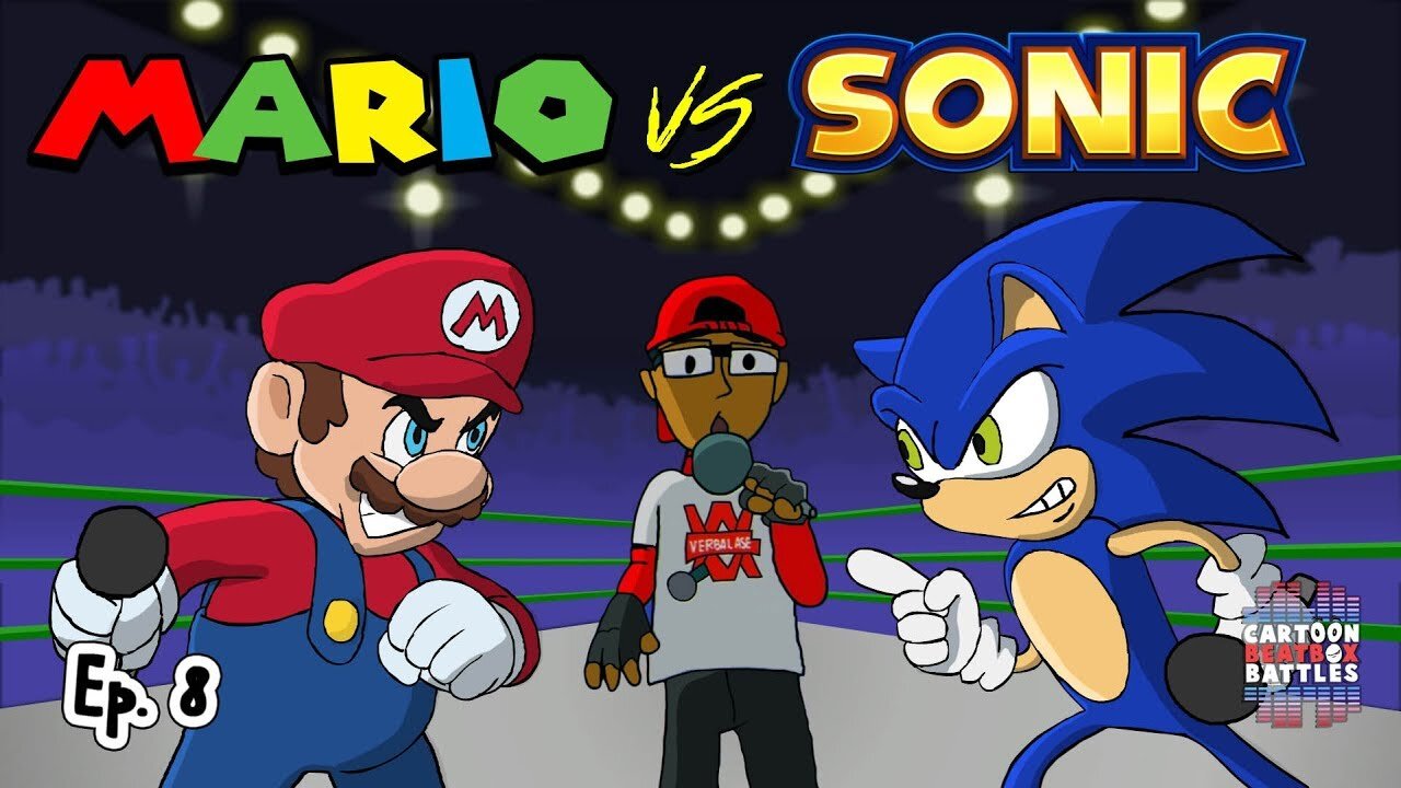 Mario Vs Sonic - Cartoon Beatbox Battles