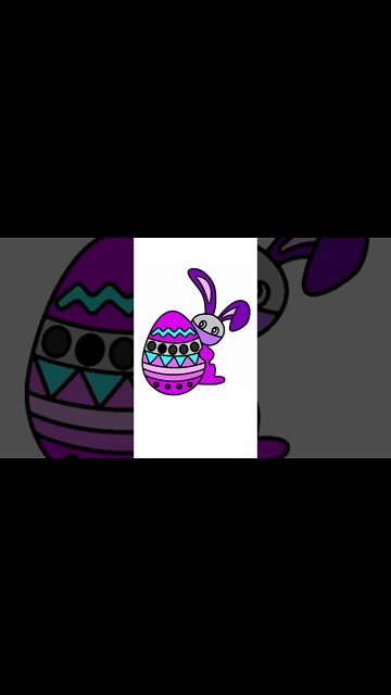 Easter bunny egg | Picture coloring pages | Learn how to color tutorial for beginners | shortsbetter