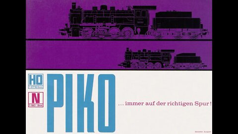 Piko Modellbahn Katalog von 1970