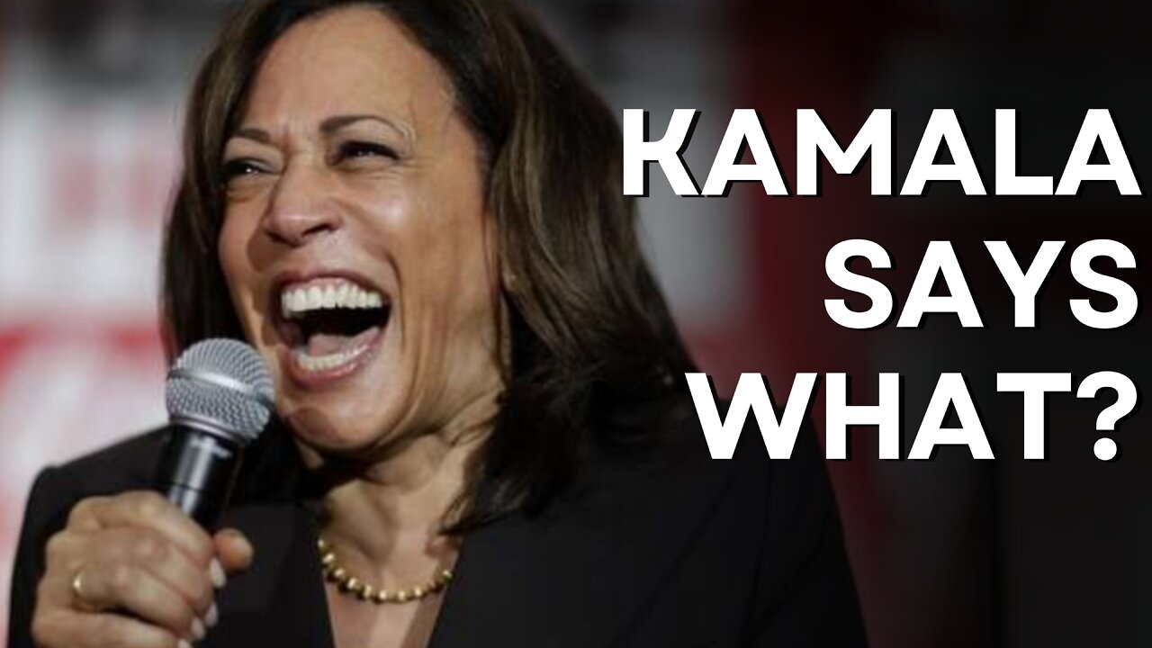 WHAT? - Kamala Harris Rambles TOTAL Nonsense - Watch.