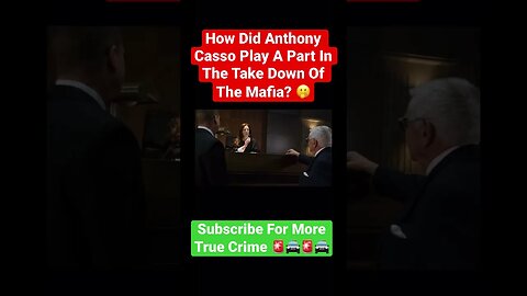 How Did Anthony Casso Play A Part In The Take Down Of The Mafia? 🫢 #mafia #crime #witness #mob