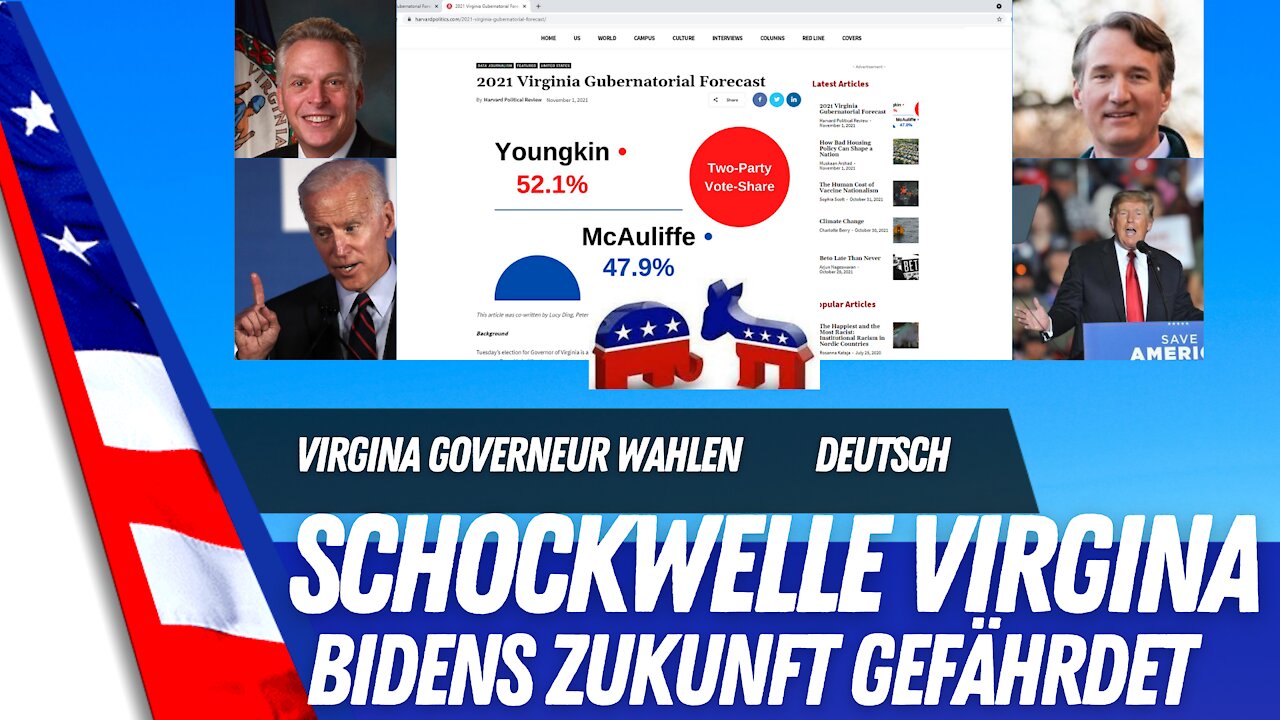 Wahlen in Virginia lösen Schockwelle aus.