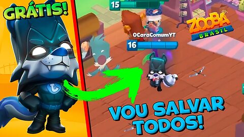 GANHEI A NOVA SKIN JACK DEFENSOR NOTURNO GRÁTIS ZOOBA!!