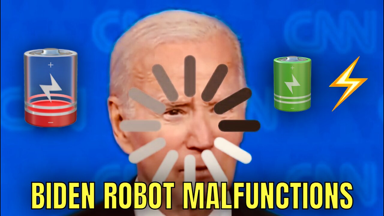 Biden’s Batteries COMPLETELY Drained during the Debate🪫