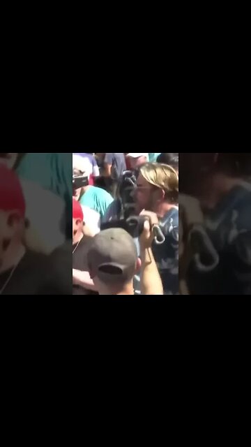 Protestors CLASH outside of Miami Courthouse where President Donald J Trump is to be arraigned