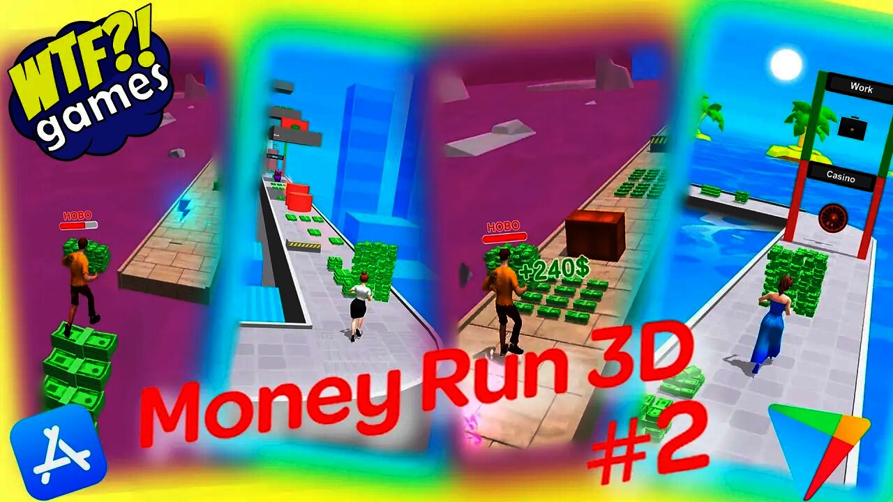 Money Run 3D Game play 💸 💰 🤑Part 2 lvl 2 - || - All Levels Gameplay (iOS & Android)