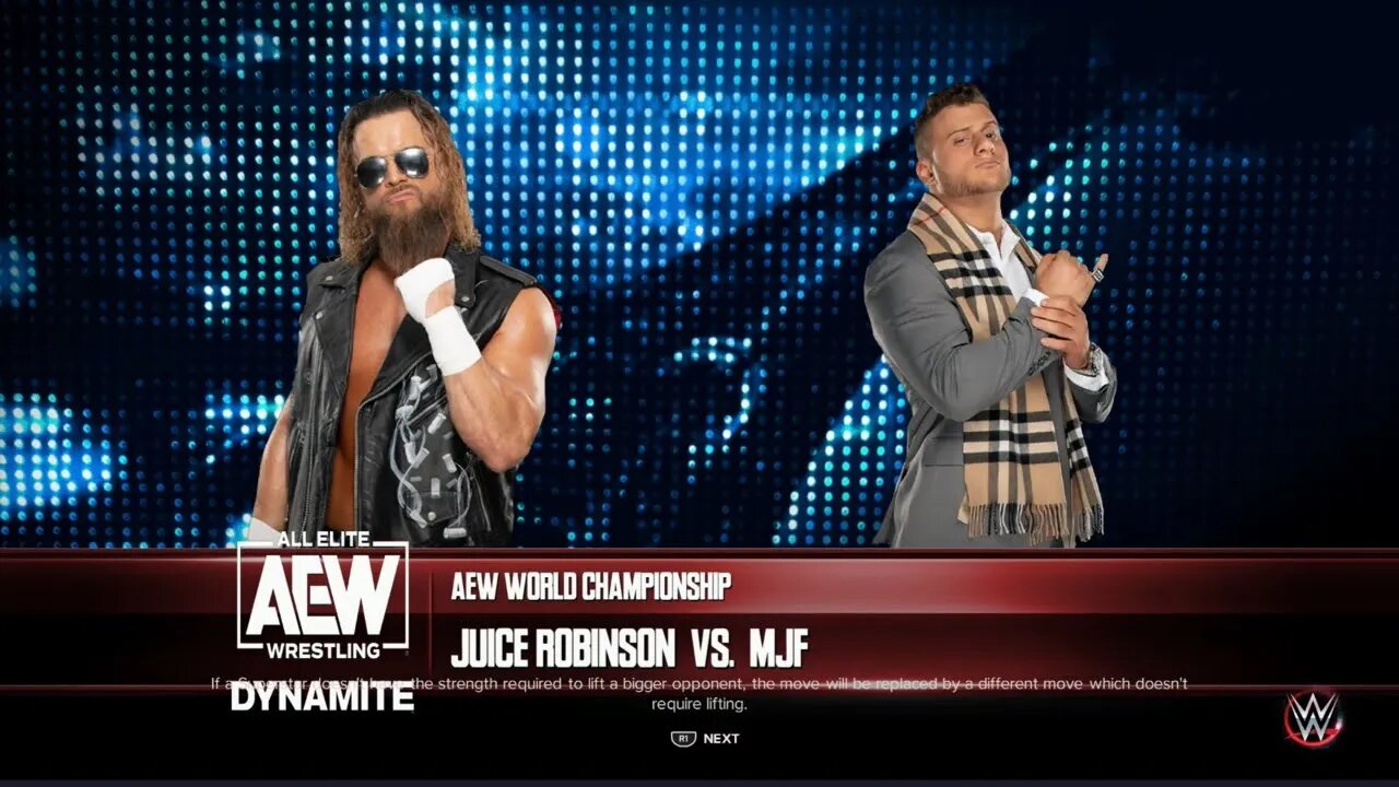 AEW Dynamite MJF vs Juice Robinson for the Dynamite Diamond Ring