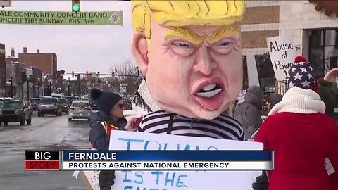 Trump protested in Ferndale