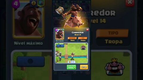CLASH ROYALE - CORREDOR NÍVEL MÁXIMO