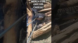 Beach Fire Grilled Cheese! #shorts