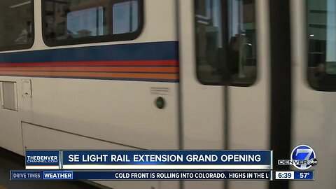 RTD opens SE light rail extension