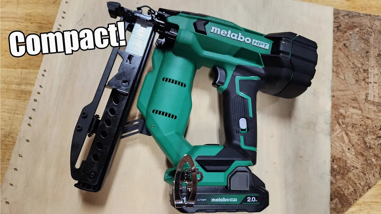 Metabo HPT 18V MultiVolt Narrow Crown Stapler Review | Kit N1804DA Or Bare Tool N1804DAQ4