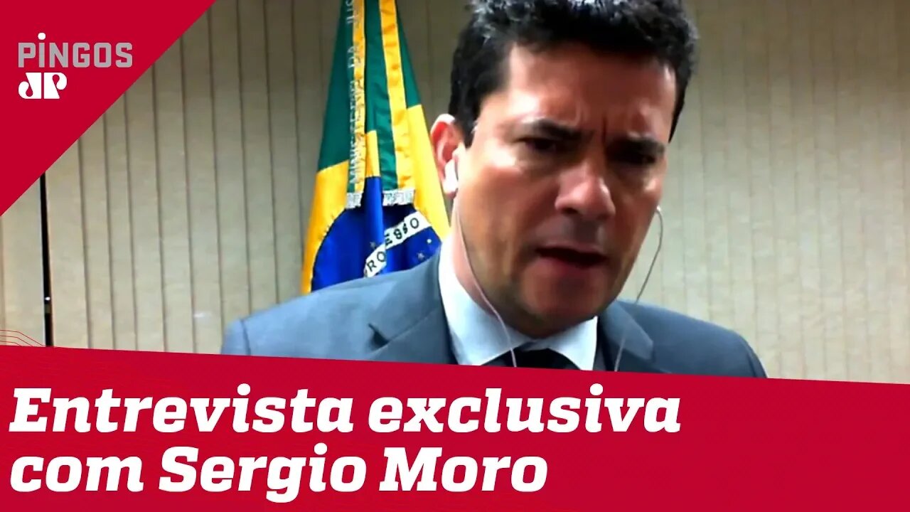 Moro fala à Jovem Pan sobre projeto anticrime, Lava Jato e Bolsonaro