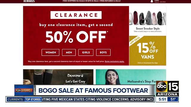 Get a great deal on shoes at Famous Footwear