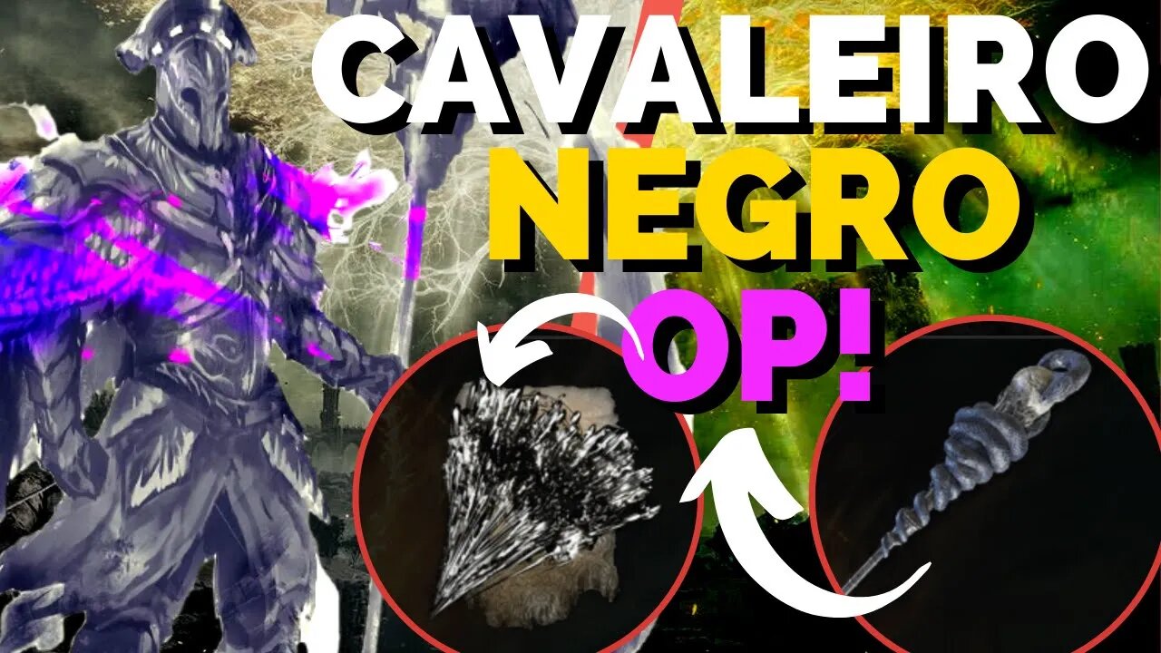 [Elden Ring]: Cavaleiro das TREVAS! Como criar um Cavaleiro Negro OP!