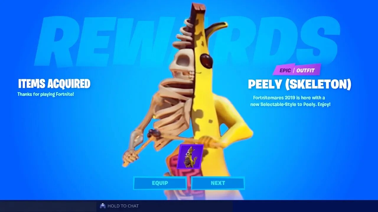 COLLECT YOUR FREE SKIN in Fortnite! *PEELY BONE*