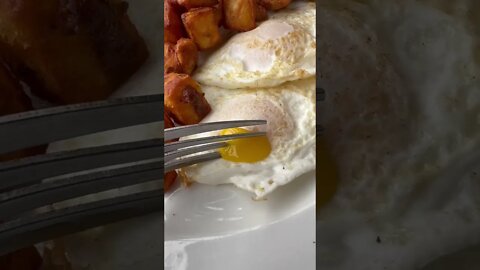 Eggs over Easy is so Satisfying