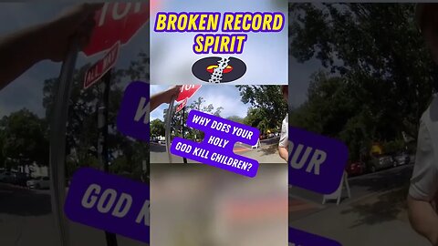 Scratched record spirit enters man