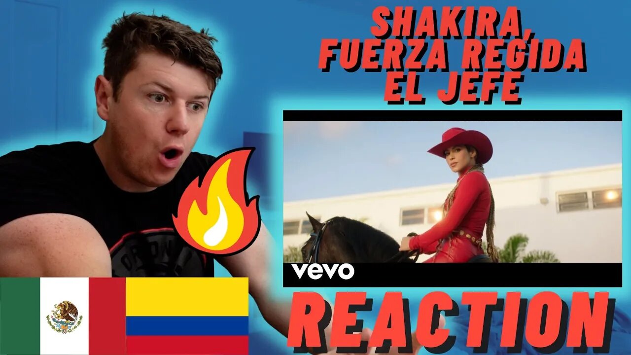 Shakira, Fuerza Regida - El Jefe - IRISH REACTION!